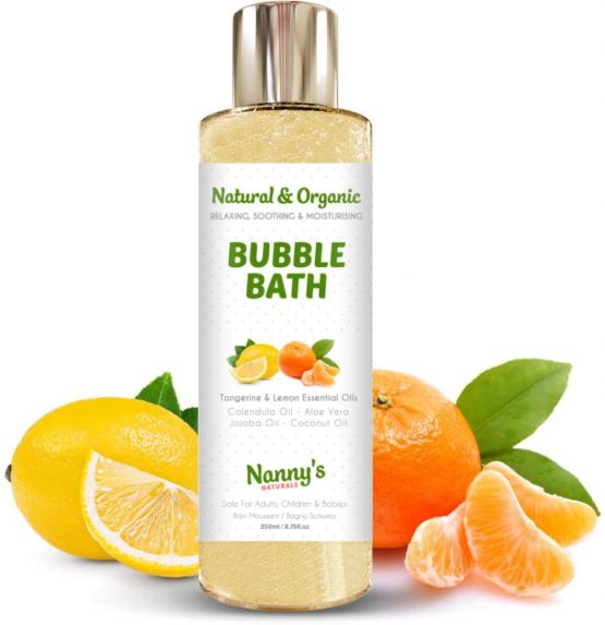 Bubble Bath 100 Natural 76 Organic Tangerine & Lemon Safe for