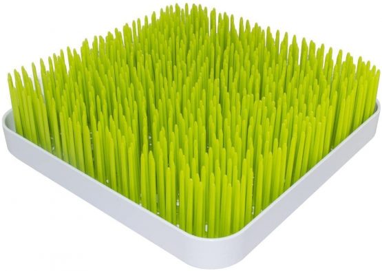 Large Baby Bottle Drying Rack Anti-Bacterial Large Grass for Kitchen Countertop (Green) - Image 2