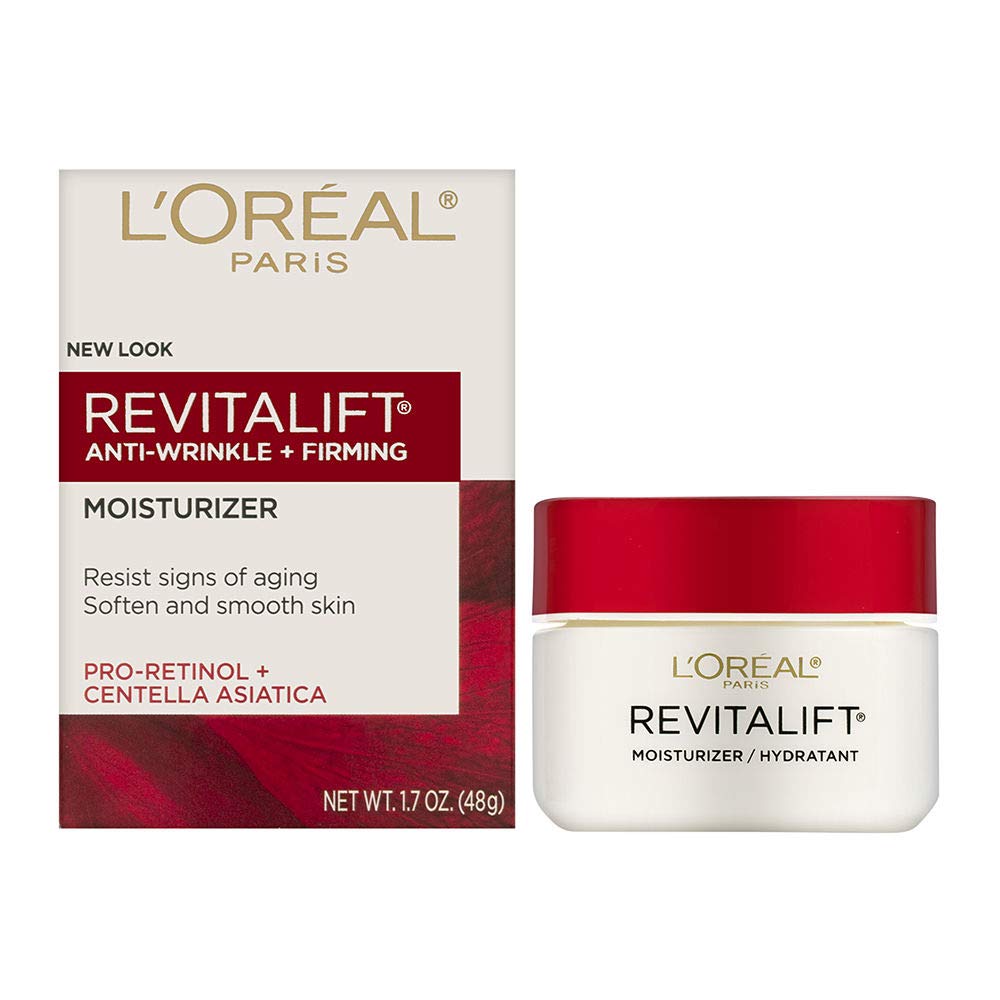 L'Oréal Paris Skincare Revitalift Anti-Wrinkle and Firming Face and Neck Moisturizer with Pro-Retinol, Paraben Free, 1.7 oz