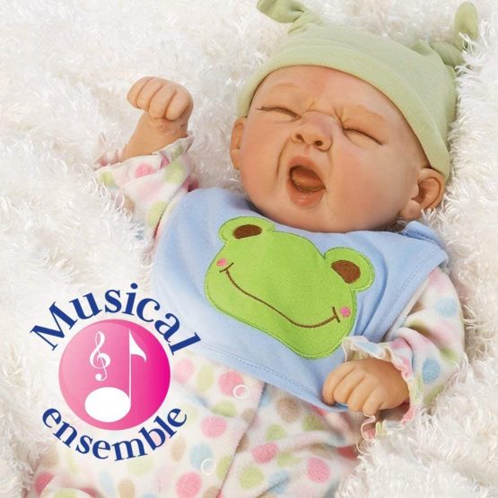 Paradise Galleries Realistic Reborn Baby Boy Doll, Sleepy Frog, 20 inch ...