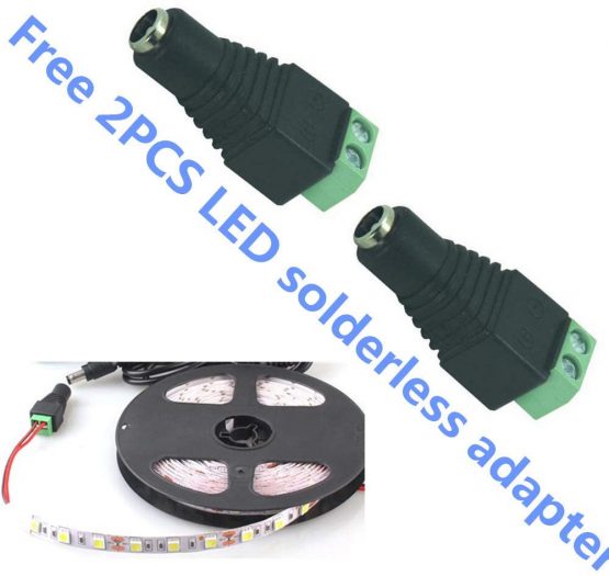 AC to DC 12V 3A Power Supply Adapter,input 100V-240V, 5.5 * 2.1mm Switching for CCTV Camera DVR NVR SMD 3528/5050 Led Light Strip,UK Plug - Image 2
