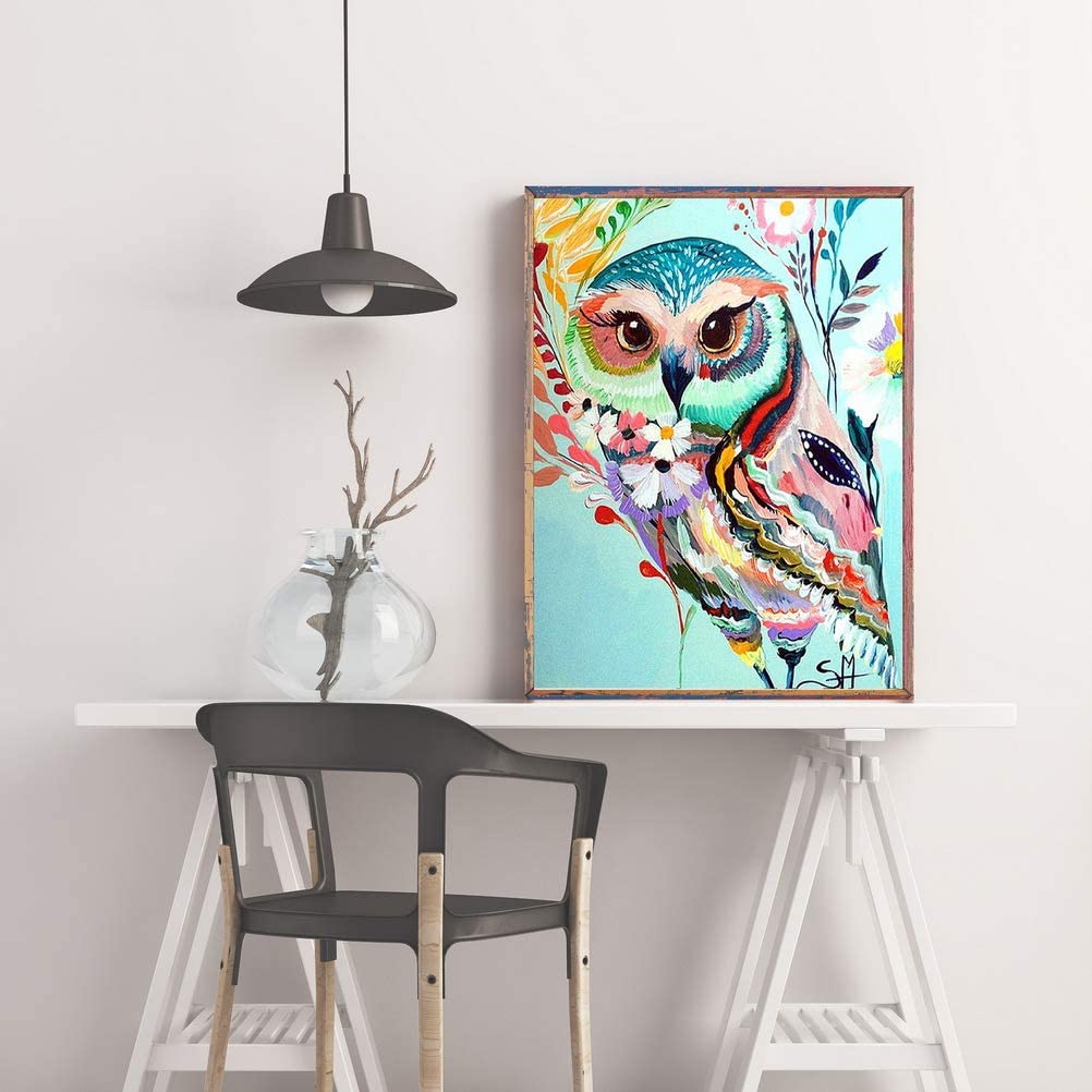 DIY 5D Diamond Painting Kit, nuoshen Owl Diamond Art Kits Owl Pattern
