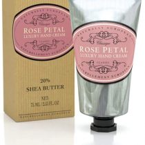 Naturally European Rose Petal Luxury Hand Cream 20% Shea Butter 75ml | Combats Dry Skin For Those Hardworking Hands | Hand Cream, Hand Cream for Very Dry Hands, Shea Butter