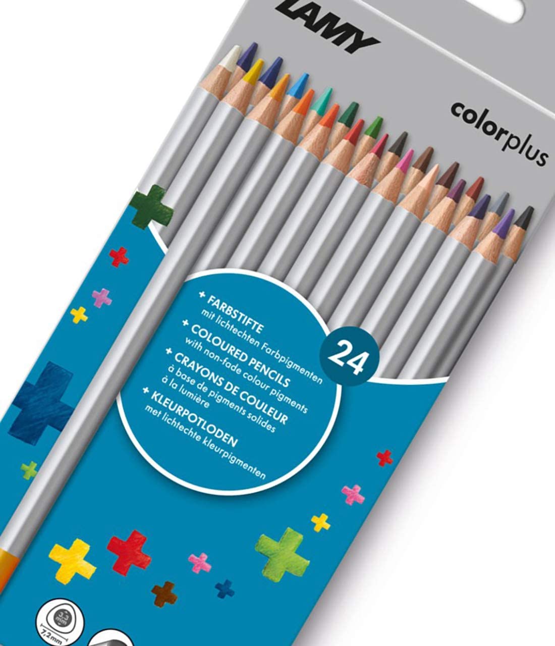 Lamy colorplus Folding Box with 24 Coloured Pencils, Bright Colour Motifs - Image 3