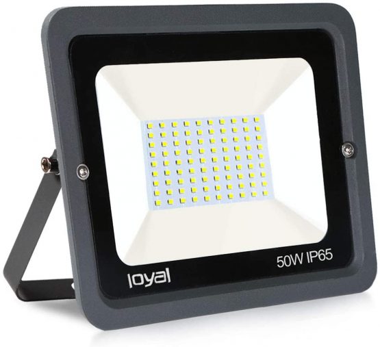 50W LED Floodlight IP65 Waterproof Outdoor Security Light, 4500LM, 6000K Daylight White, Outdoor Flood Light Wall Light for Yard, Garage, Warehouse, Parking Lot, Garden, Roads, Streets, Squares etc.