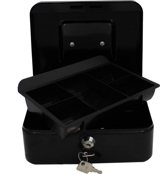 Wedo 145 221X Cash box in Black Size 20.0 x 16.0 x 9.0 cm - Image 3