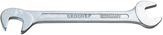 Gedore 8-14 Double Ended Midget Spanner Small 14,0mm, Silver