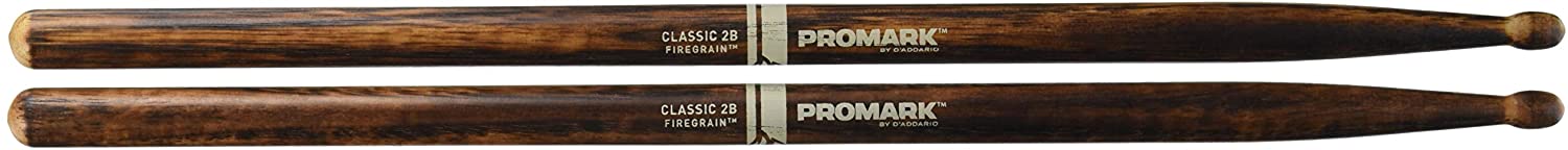 ProMark Drum Sticks, Classic Forward Drumsticks, FireGrain for Playing Harder Longer, No Excess Vibration, Lacquer Finish