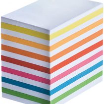 Wedo 2702669079 Memo Box with Pen Holder Alternating Paper, 5.5 x 9 cm 700 Sheets, White