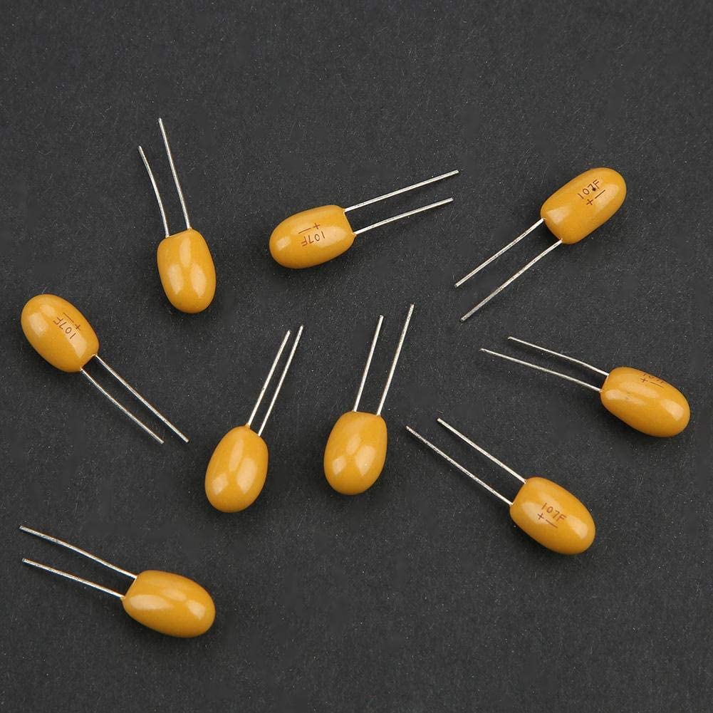 ARCELI 100pcs Tantalum Capacitor 10 Values 16V 1 uf – 100 uf Capacitors ...