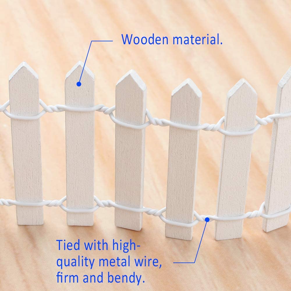2 Pack Miniature Garden Fence - Image 4