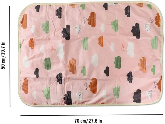Baby Changing Pad Mat,3 Pack Waterproof Baby Changing Mat Foldable Baby Change Pad 19.6''X27.5'' Reusable Washable Unisex Changing Mat Liners for Indoor,Outdoor,Travel - Image 4