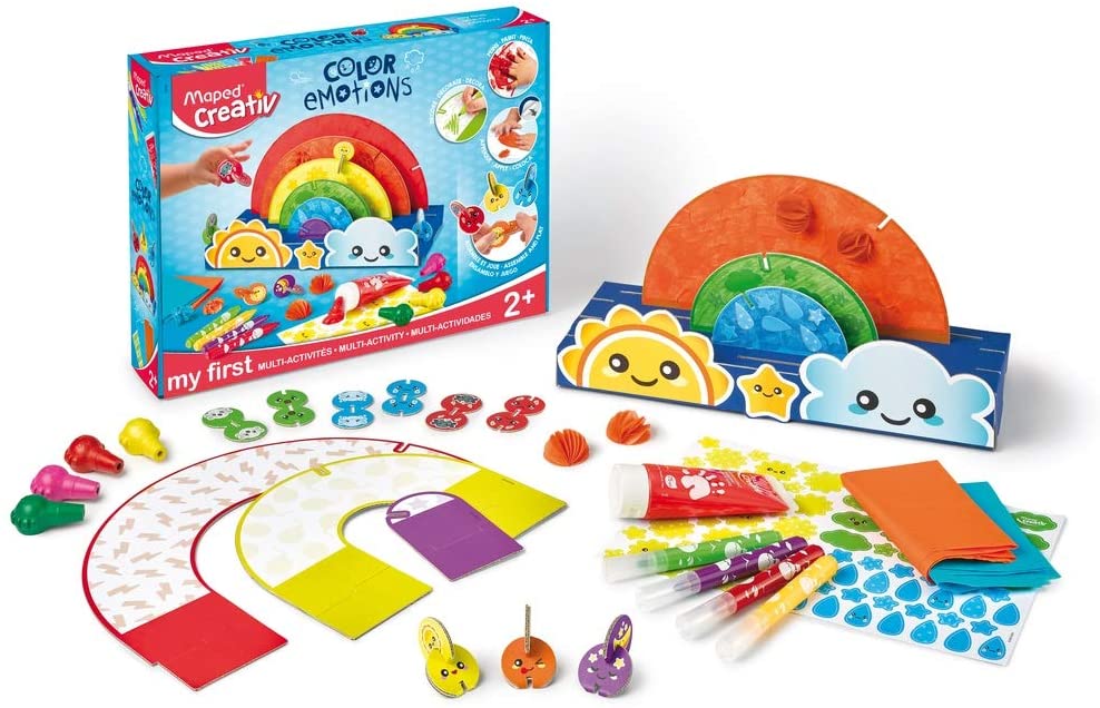 Maped Creativ Color Emotions - Multi Activity Rainbow (Mood and Behaviour), ASSORTED