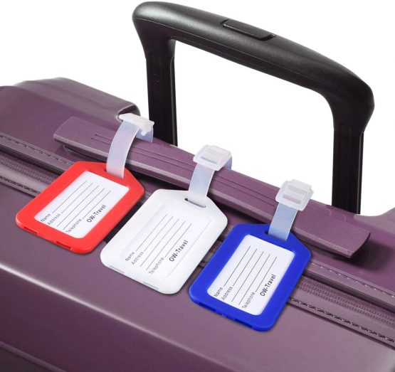 TSA Approved Luggage Locks (2 Pack and 3 Luggage Tags) OW-Travel 3 Digit Security Padlock, Combination Padlocks, Code Lock for Suitcase, Zipper, Luggage, Bag, Case, Backpack, Gym Locker, Box (Black) - Image 3