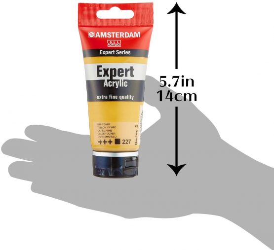 Amsterdam Expert Series Acrylic Tube 75ML YELLOW OCHRE (227) Series 2 - Image 4