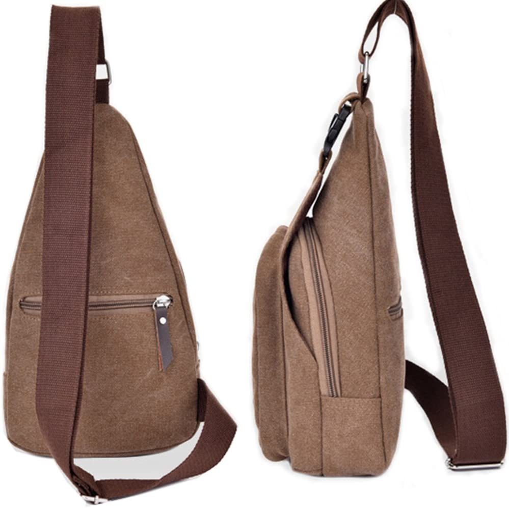 LemonGirl Sling Chest Bag for Men Women Unisex Shoulder Crossbody Backpack for Travel Hiking Camping Cycling Mini Adult Purse Backpack - Image 3