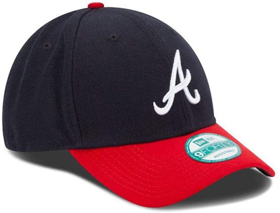 New Era Men's The League Atlanta Braves Offical Team Colour Baseball Cap - Image 3