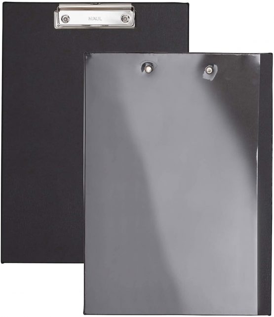 Maul A4 2334490 Black Plastic Notepad Notebook – (Black, A4, Cardboard, Plastic, 1 Pockets, 321 mm, 9 mm) - Image 2