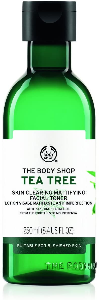 The Body Shop Tea Tree Skin Clearing Toner (1x 250ml), Purifying Toner for Oily Blemish-Prone Skin