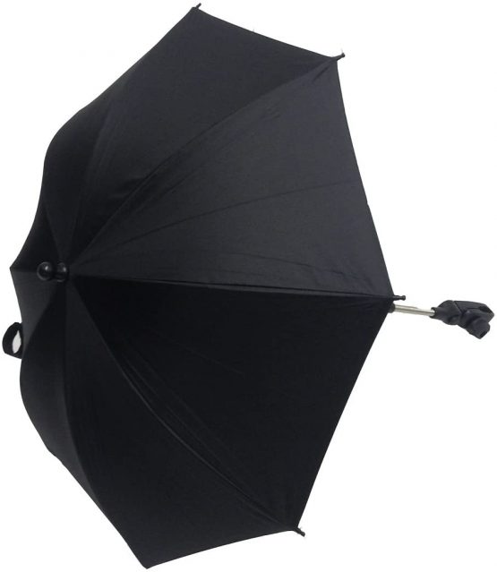 For-Your-little-One Parasol Compatible with Silver Cross 3D Parasols, Black