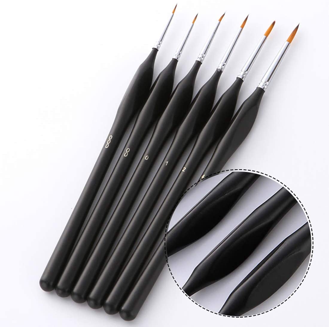 Paint Brushes 6 Pieces Set - Image 3