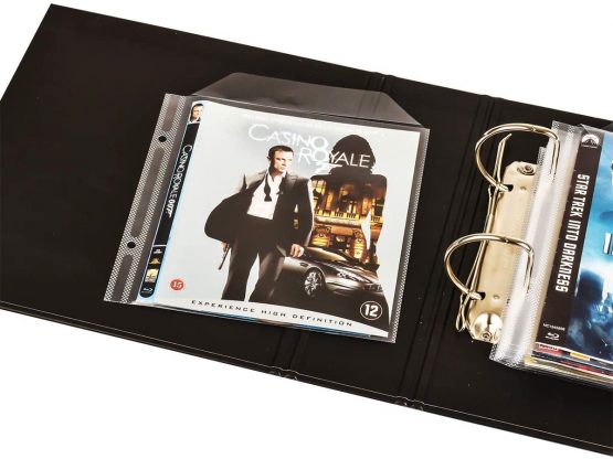 3L Blu Ray Storage Bundle Pack - 50 BluRay Sleeves & 2 Blu-Ray Binders / Holder - High Quality Black Binder - 10265 - Image 2