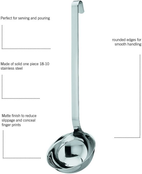 Rösle 10010 Handle Ladle, Stainless_Steel, Silver - Image 2