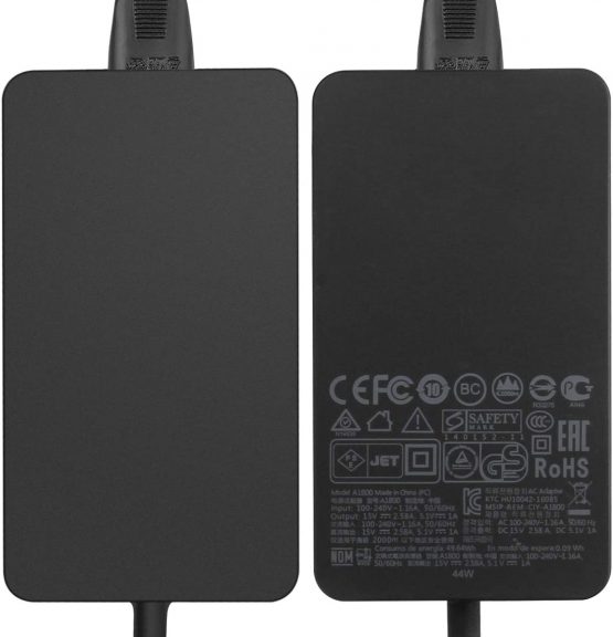 65W 15V 4A Surface Book Charger SUPERNIGHT Surface Pro Charger Power Supply for Microsoft Surface Book Surface Pro 3 Pro 4 Pro 5 Pro 6 Surface Go Surface Laptop Adapter with 5ft DC Power Cord - Image 2