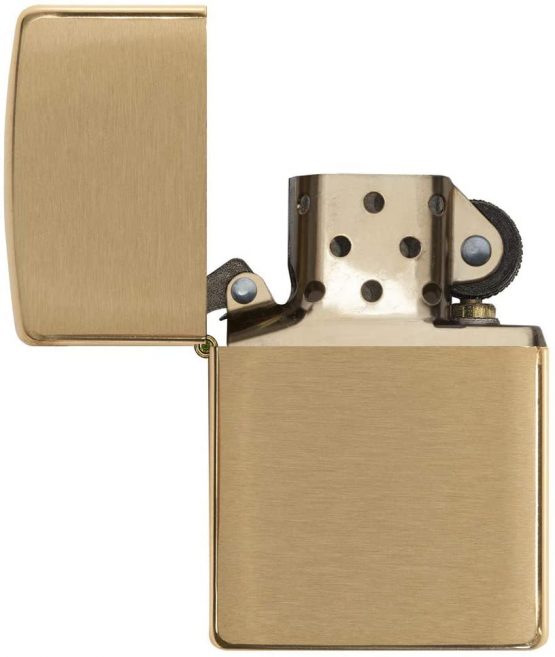 Zippo 204B New Windproof Lighter - Brushed Brass - Image 4