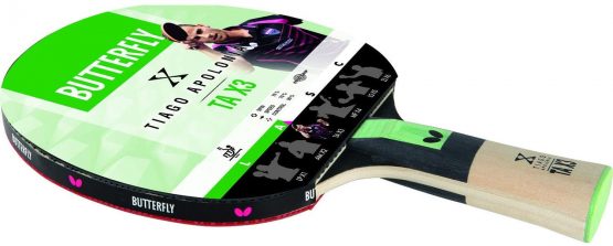 Butterfly Tiago Apolonoa TAX3 Table Tennis Bat - ITTF Approved 1.5mm Pan Asia Rubber