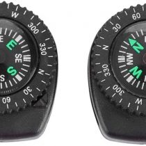 Keenso Wrist Compass, 2pcs Portable Navigation Wrist Compass with Watch Band, Waterproof Wrist Compass for Camping Boating, Hiking