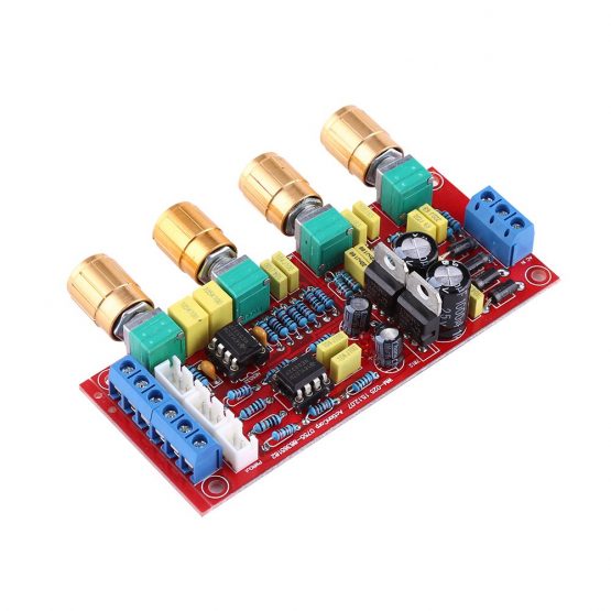 NE5532 HiFi Preamp Pre-Amplifier Tone Board Kits AC 12V OP-AMP HiFi Amplifier (Assembled Board) - Image 2