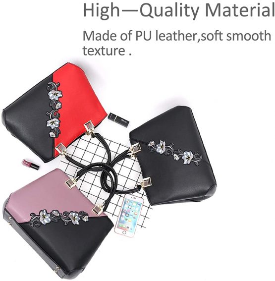 NICOLE&DORIS 2021 Women Handbag Fashion Style Handbag Casual Shoulder Bag Cross-Body Work Bag Purse for Ladies - Image 3
