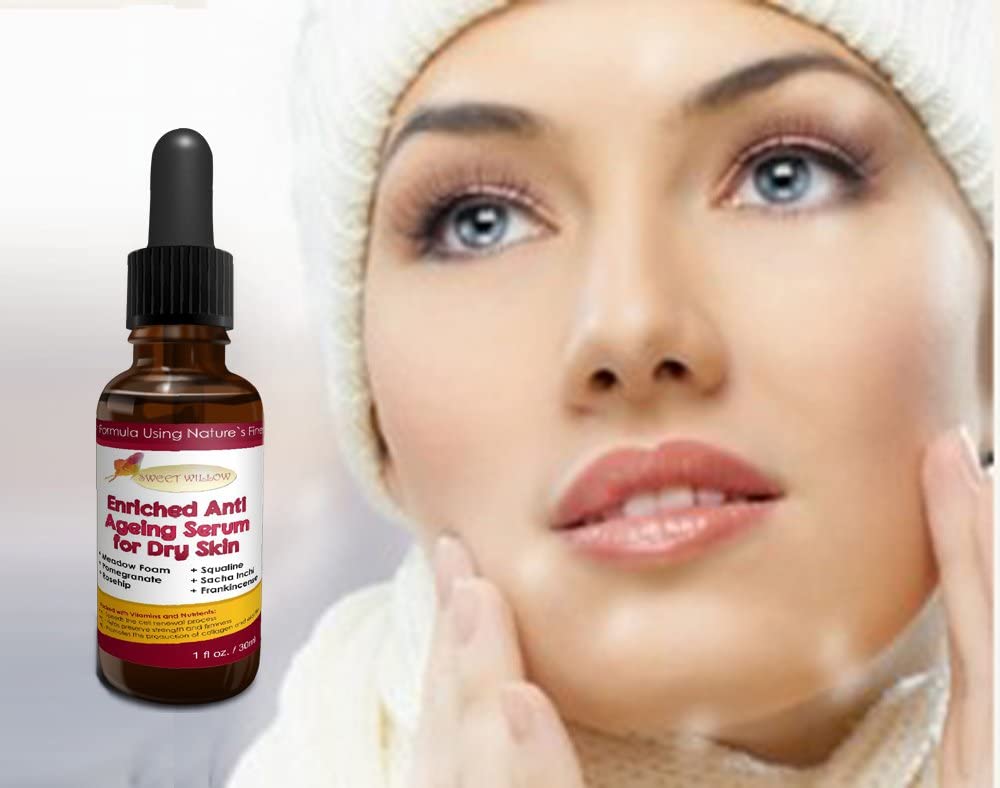 Sweet Willow Vitamin E And Argan Oil Intensive Repair Face Serum For ...