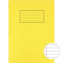 Silvine EX109 Ruled and Margin Exercise Book - Yellow (Pack of 10)