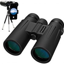 Binoculars for Adults Bird Watching usogood 12x50 High Power Binoculars for Stargazing, Traveling, Hunting and Hiking Binoculars with Tripod Phone Adaptor for Photography - BaK-4 Prisms, FMC Lens