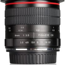 Meike MK 8mm f/3.5 Ultra HD Fixed Non-Zoom Fisheye Lens for Nikon DSLR D7100 D7000 D5300 D5100 D3300 D3200 D3000 D40 D40X D50 D70s D80 D100 D200 D300s D1 D1X D1H D2X D2Xs D2H and D2Hs APS-C cameras