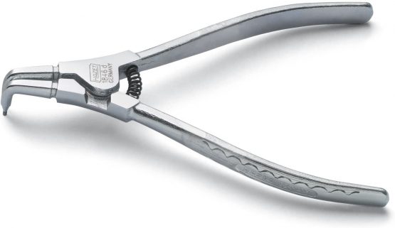 HAZET 1846D-3 225 mm Circlip Pliers - Chrome-Plated/Steel Grey