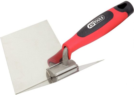 KS Tools 144.0240 Stainless steel internal corner trowel, 125mm