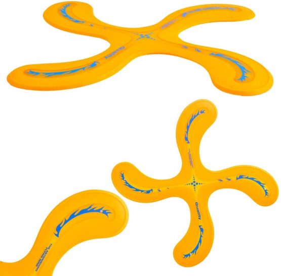 deAO 5 Piece Colourful All Style Returning Boomerang Sports Game Toy for Beginners and Young Throwers - Image 4