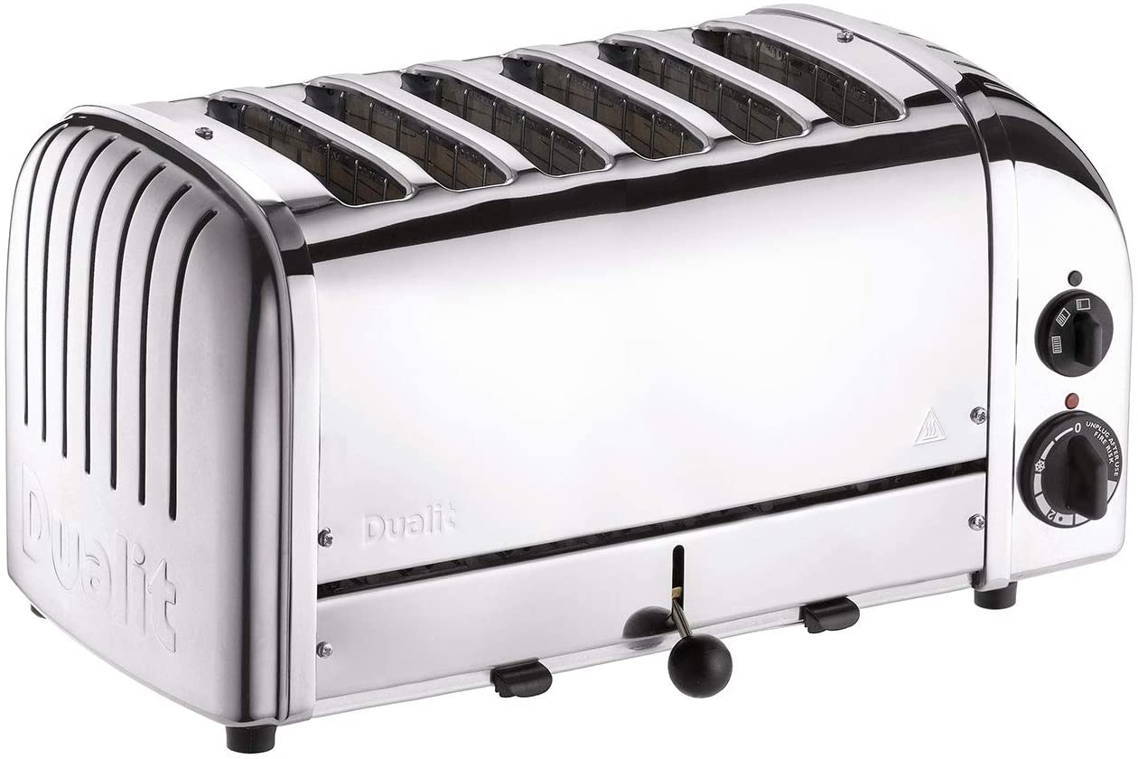 Dualit Classic 6 Slice Toaster, Stainless steel, Hand built in the UK, Replaceable ProHeat® elements, Heat two - Image 2