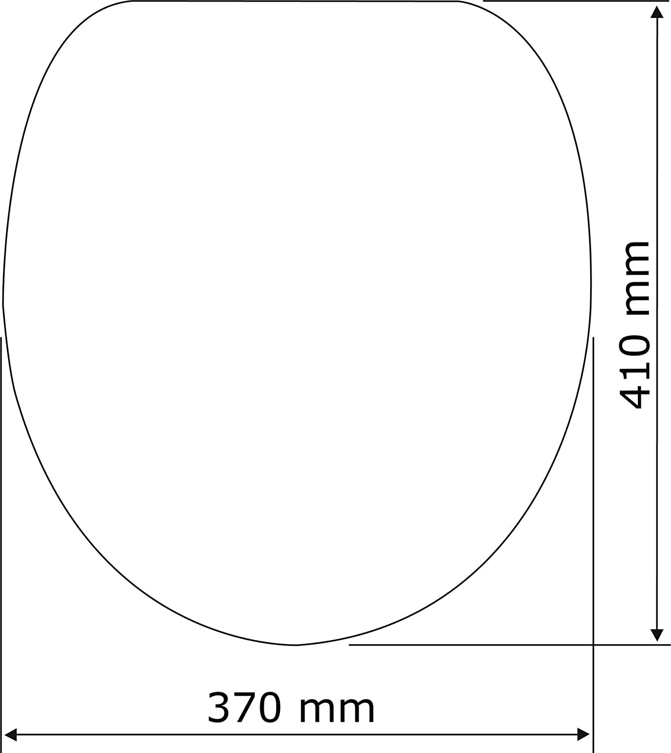 Wenko 152004100 Toilet seat Prima White Suitable for cisterns rustproof Stainless Steel mounting, MDF, 38 x 41.5 cm, White - Image 4