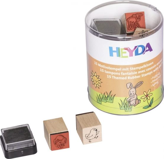 Heyda 204888484 Heyda 204888484 Stamp Tin (Spring) Design Size: Approx. 1.5 x 1.5 cm - Image 2