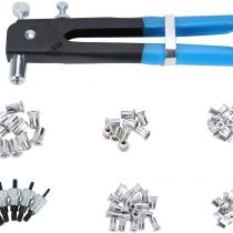 FreeTec 86pcs M3-M8 Threaded Nut Rivet Insert Tool Riveter Rivnut Nutsert Riveting Kit