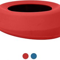 Kurgo No Spill Dog Travel Bowl, Splash Free Wander Water Bowl - Red