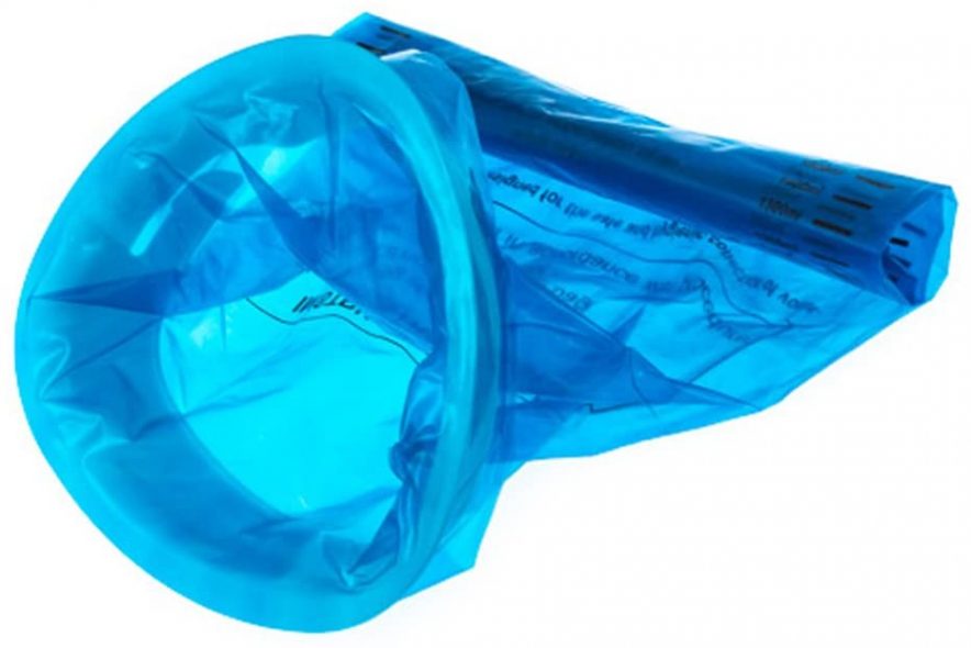 25 Pcs Vomit Bags, Blue Emesis Bags, Aircraft & Car Sickness Bag