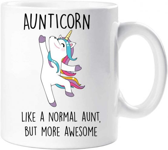 61 Second Makeover Aunticorn Mug Auntie Unicorn Aunt Aunty Funny Mug Present