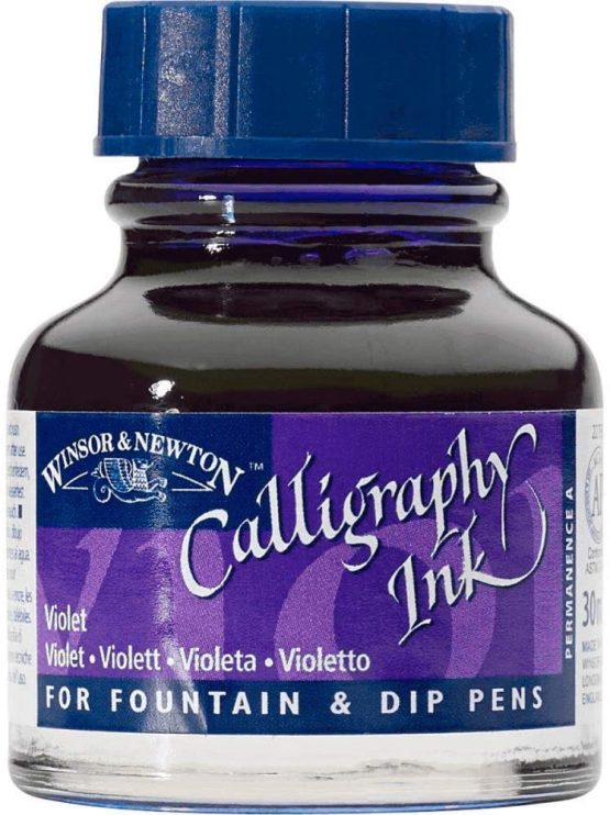 Winsor and Newton Calligraphy Ink 30ml 688 Violet (Bttl)