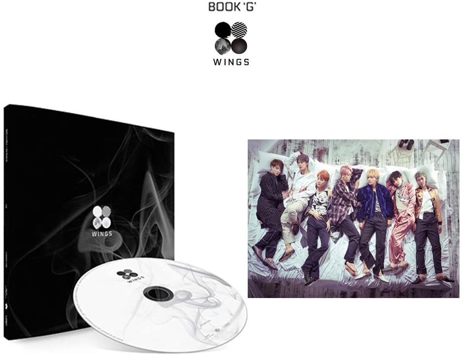 BTS Wings 2nd Album (G version) Bangtan boys Vol.2 CD+Poster+Photobook
