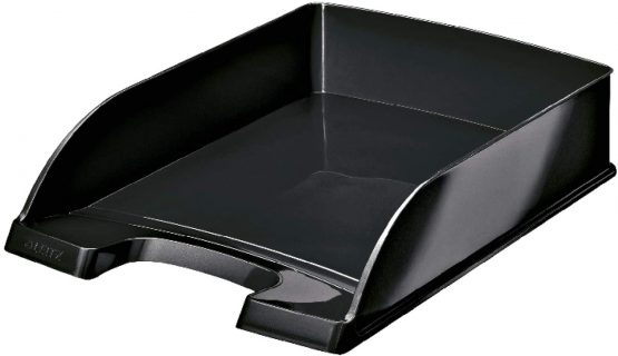 Leitz A4 Letter Tray, Black, WOW Range, 52263095